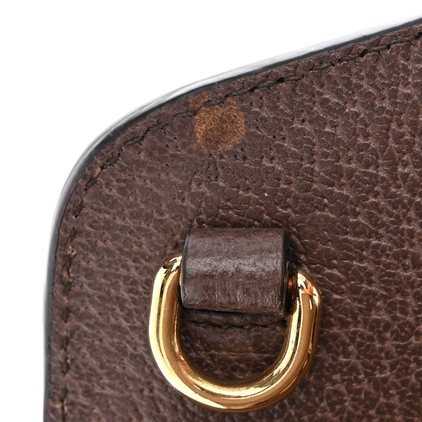GG Supreme Monogram Textured Dollar Calfskin Web Small Ophidia Slip Handle Tote Beige Ebony New Acero