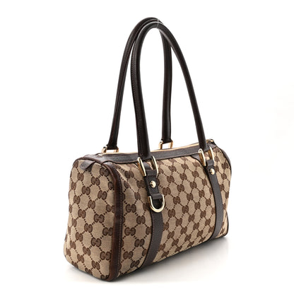 Gucci Monogram Small Abbey Boston Dark Brown 3 of 10