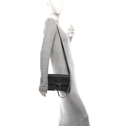Chloe Calfskin Mini Faye Shoulder Bag Black 2 of 20