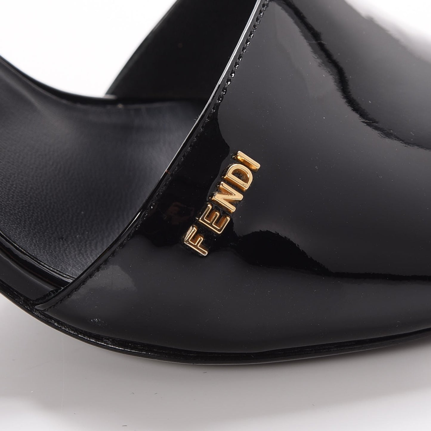 Patent Mules 39 Black