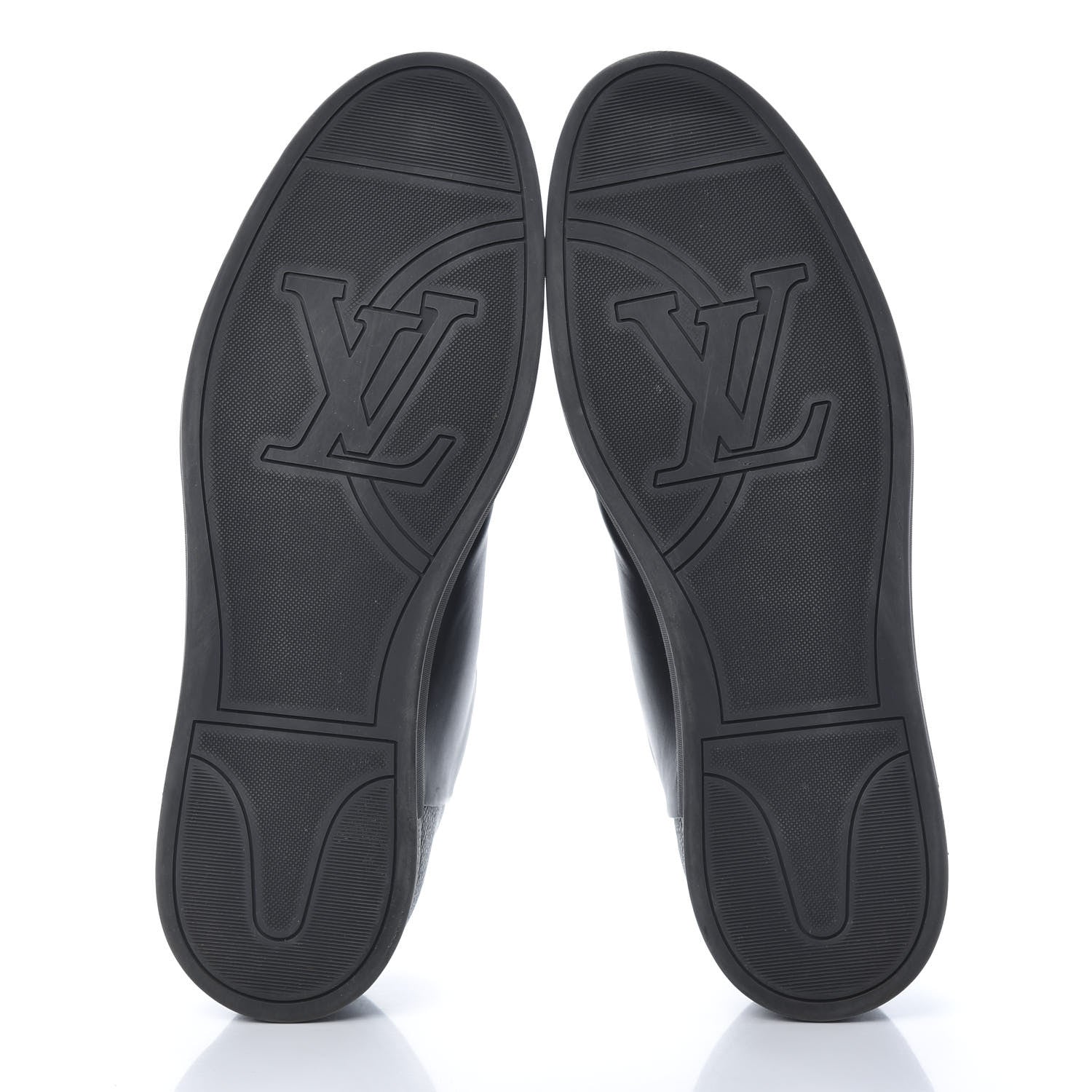 Louis Vuitton Calfskin Damier Graphite Line Up Sneaker 11 Black 5 of 7
