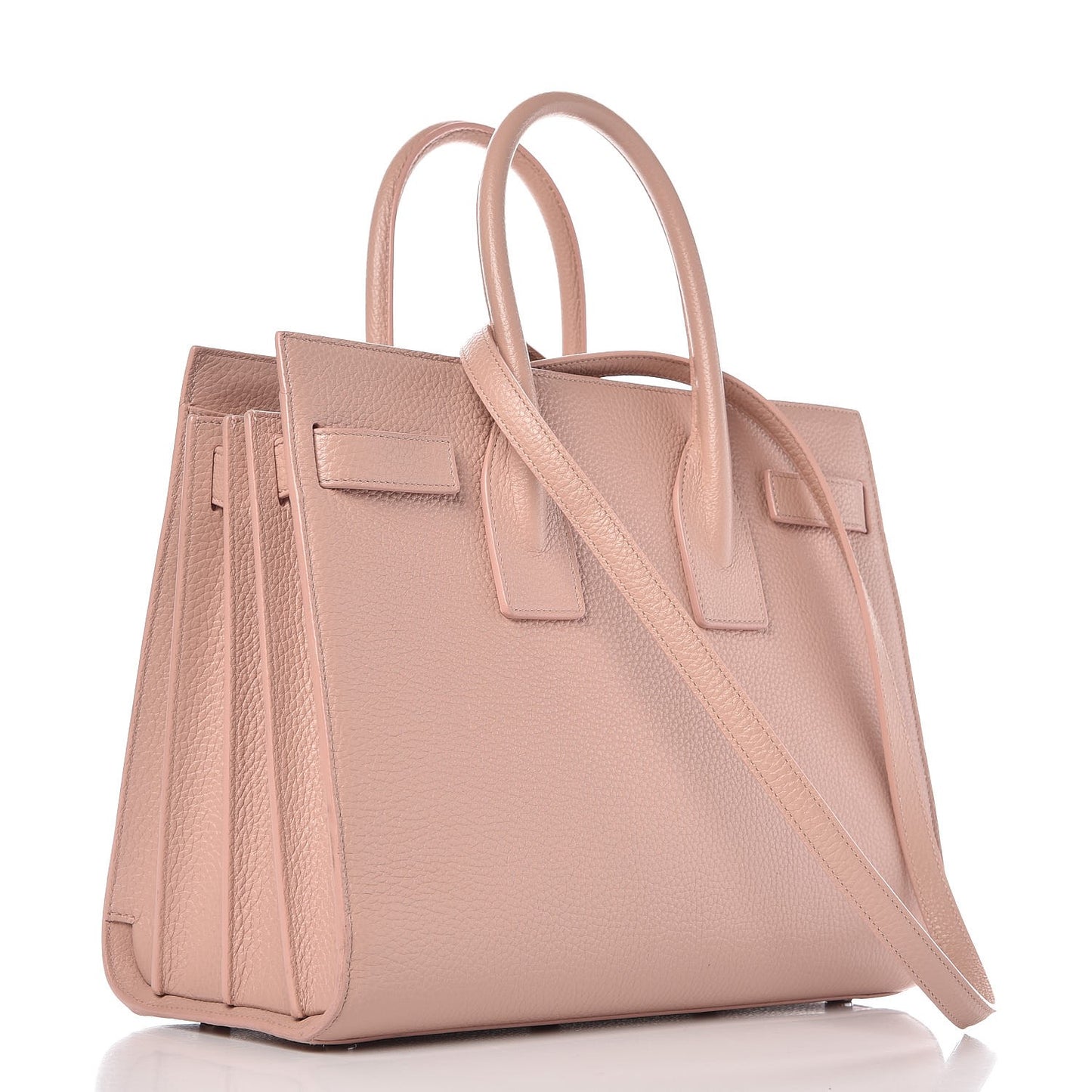 Grained Calfskin Small Sac De Jour Light Blush
