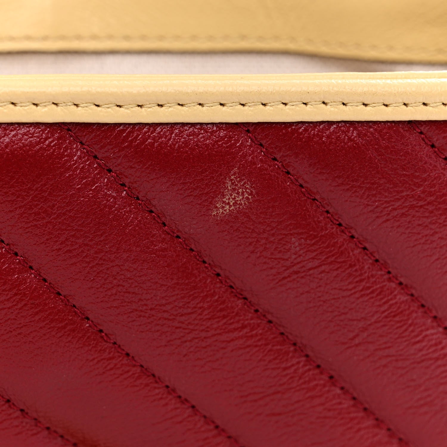 Gucci Azalea Calfskin Matelasse Diagonal Mini Torchon GG Marmont Top Handle Shoulder Bag Blue Agata New Cherry Red Butter 14 of 15