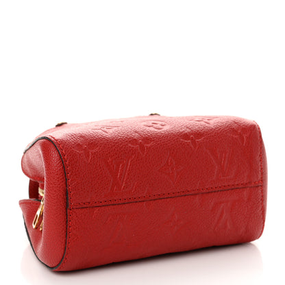 Louis Vuitton Empreinte Montaigne Nano Cherry 4 of 12