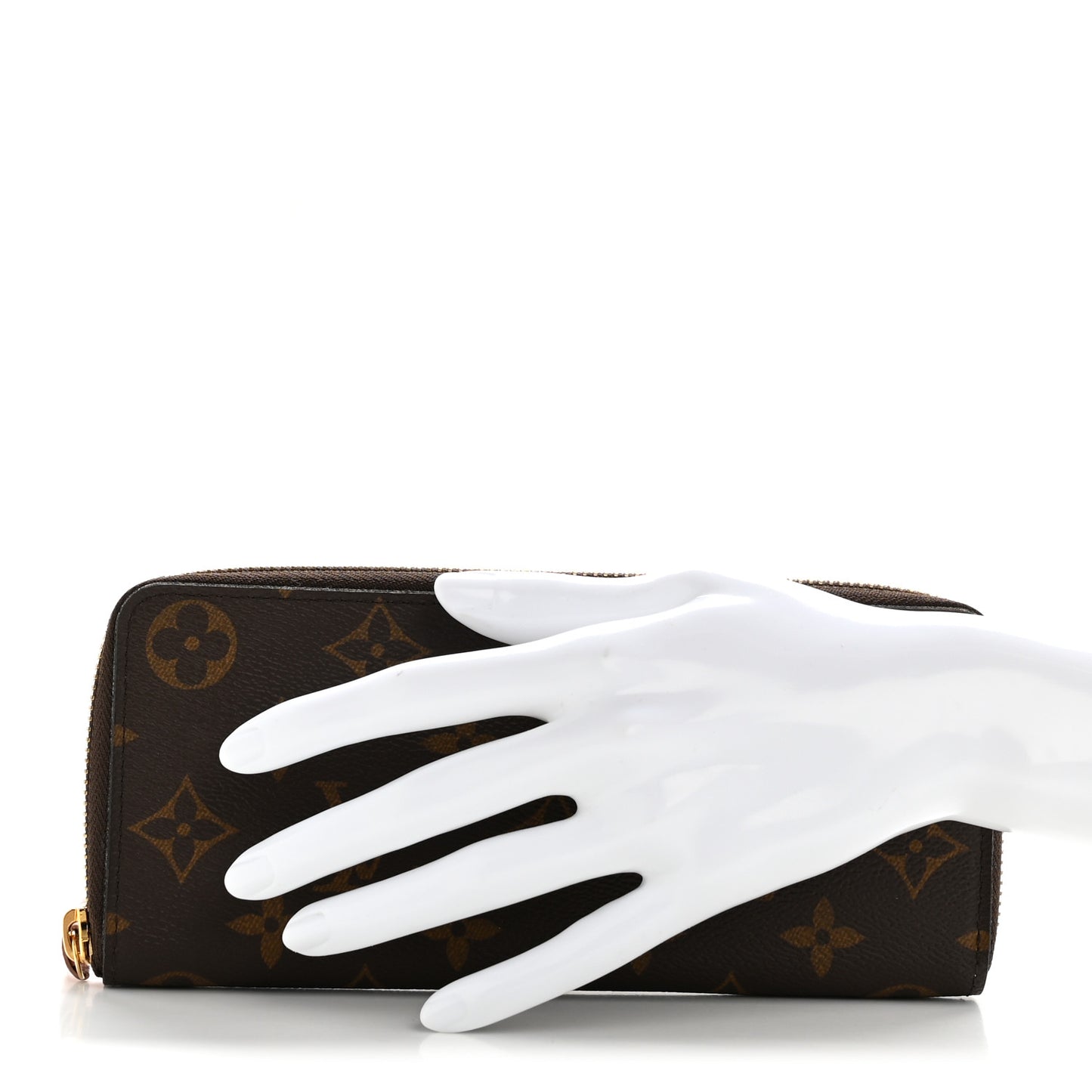 Monogram Clemence Wallet Rose Ballerine