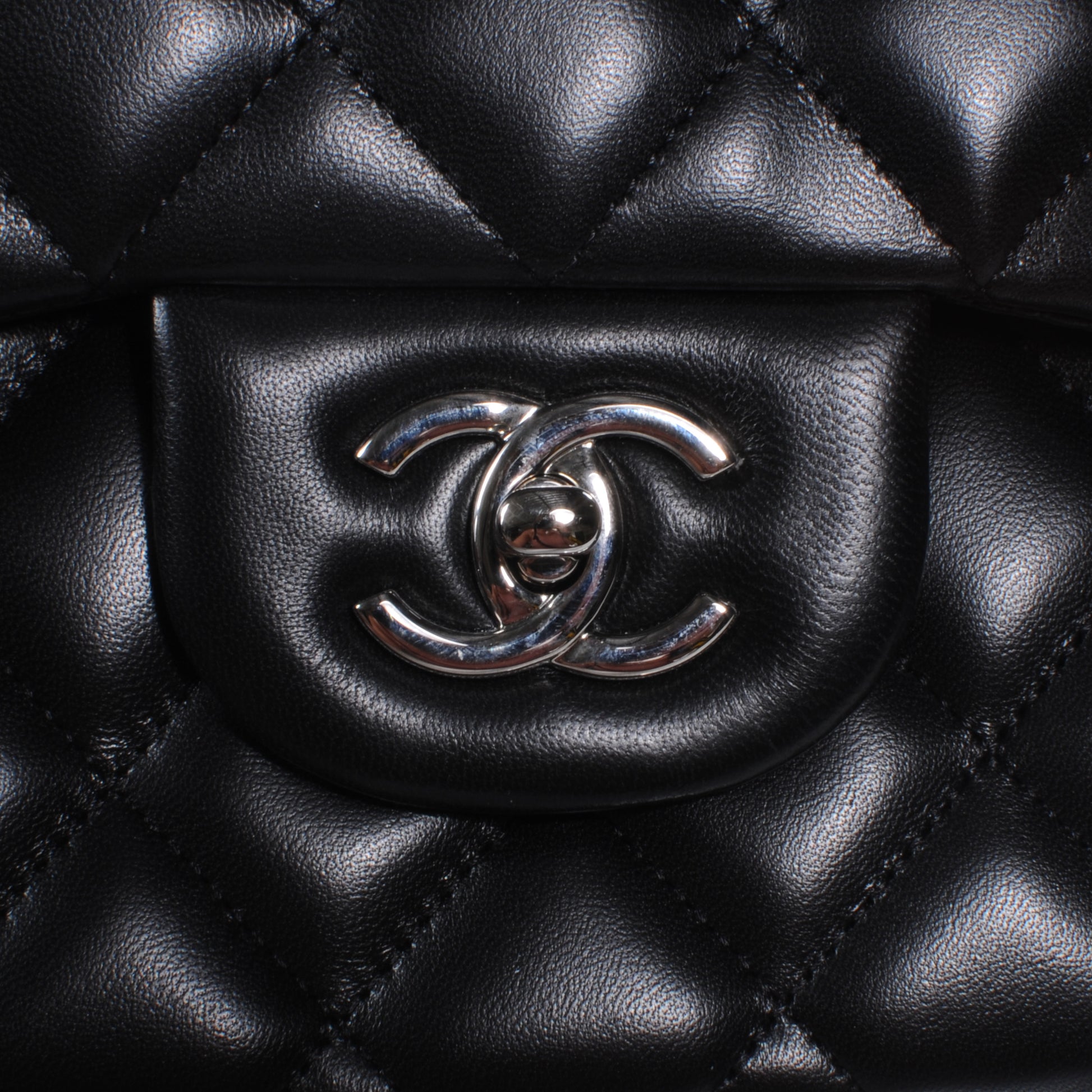 Chanel Lambskin Jumbo Double Flap Black 5 of 9