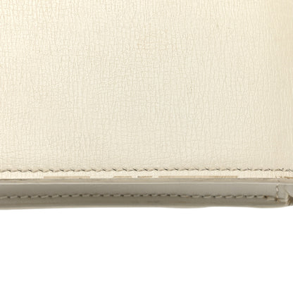 Saint Laurent Smooth Calfskin Monogram Phone Holder Crossbody Crema Soft 14 of 15