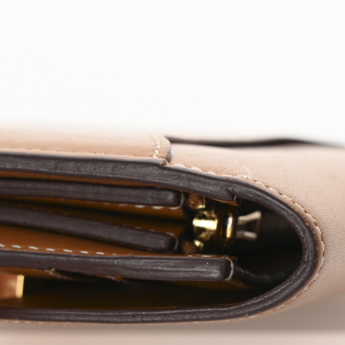 Tadelakt Constance Short Wallet Gold