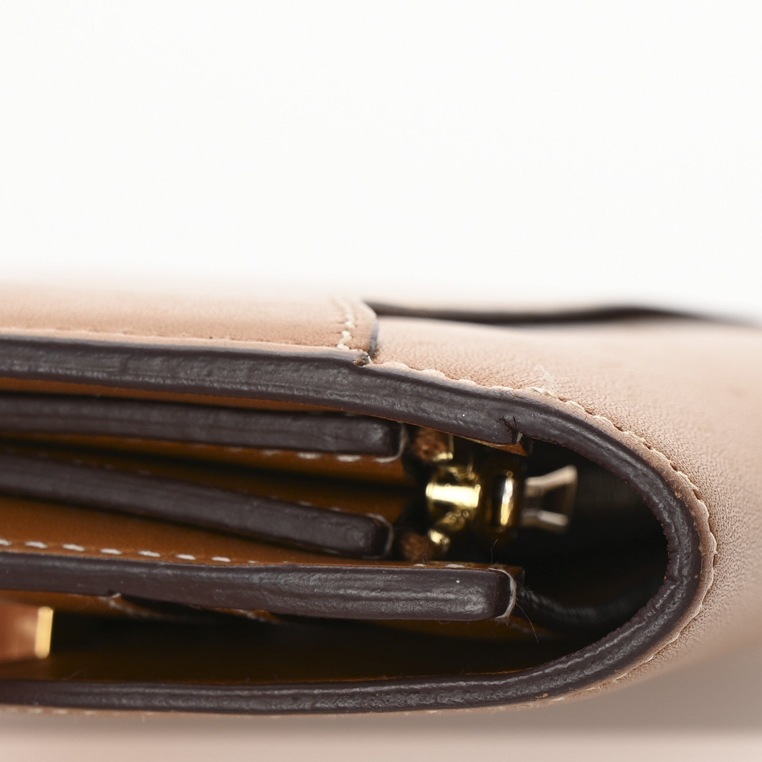 Hermes Tadelakt Constance Short Wallet Gold 9 of 9