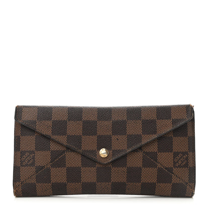 Louis Vuitton Damier Ebene Long Origami Wallet 1 of 10