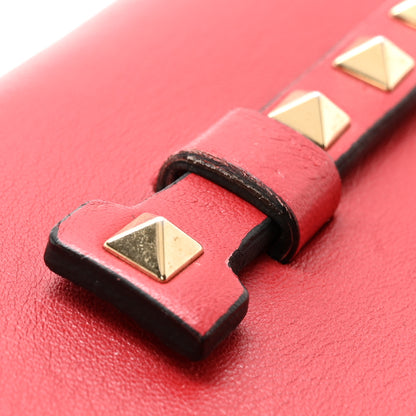 Valentino Garavani Nappa Rockstud Wristlet Clutch Rosso Valentino 12 of 12