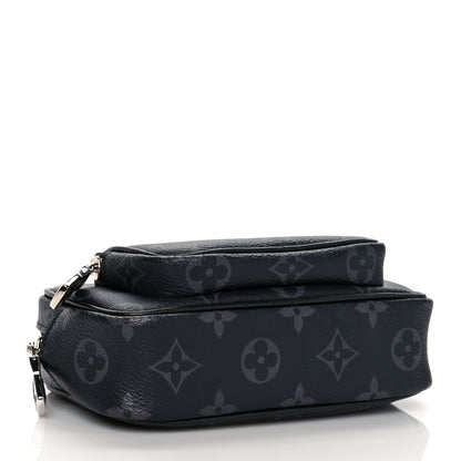 Louis Vuitton Monogram Eclipse Taigarama Outdoor Pouch Black 4 of 9