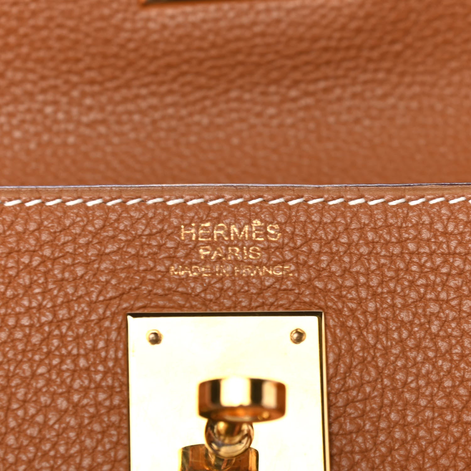 Hermes Togo Kelly Retourne 32 Gold 5 of 9