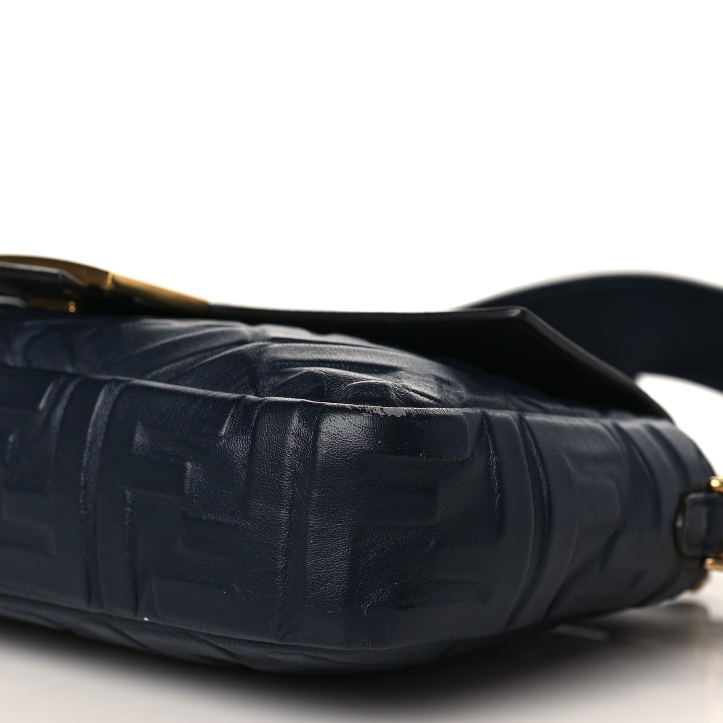 Nappa FF 1974 Embossed Baguette Midnight