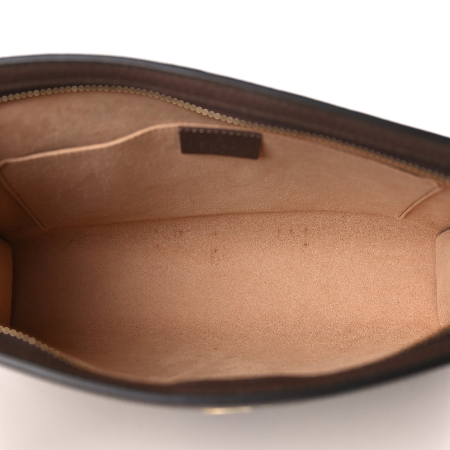 GG Supreme Monogram Web Ophidia Pouch Brown
