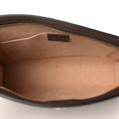 Gucci GG Supreme Monogram Web Ophidia Pouch Brown 5 of 9