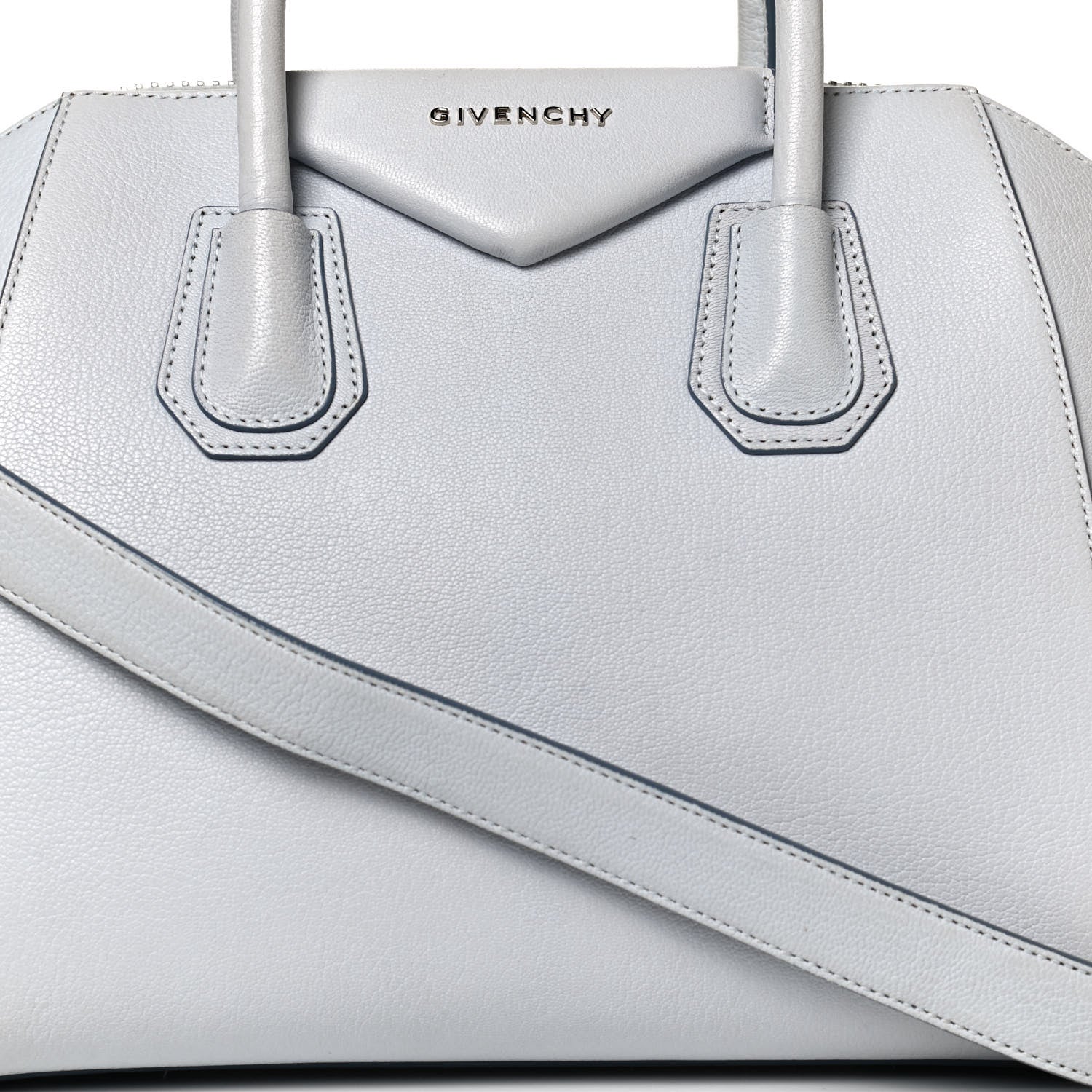 Givenchy Sugar Goatskin Small Antigona Pale Blue 7 of 9
