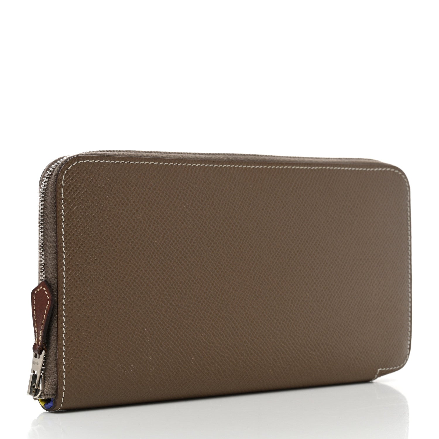 Hermes Epsom Silk'In Wallet Etoupe 3 of 8
