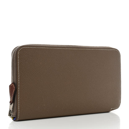 Hermes Epsom Silk'In Wallet Etoupe 3 of 8