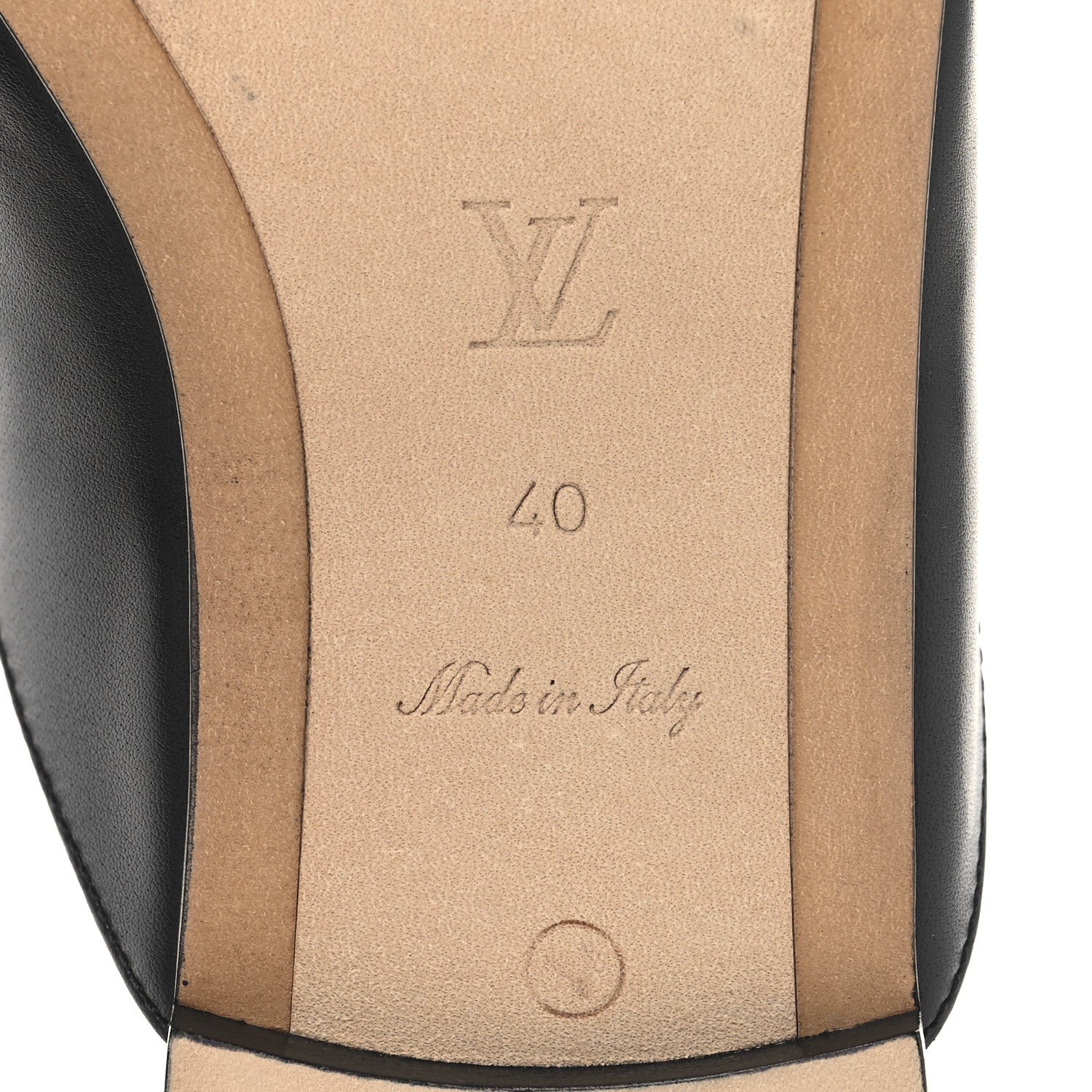Louis Vuitton Calfskin LV Mare Open Back Loafers 40 Black 7 of 9