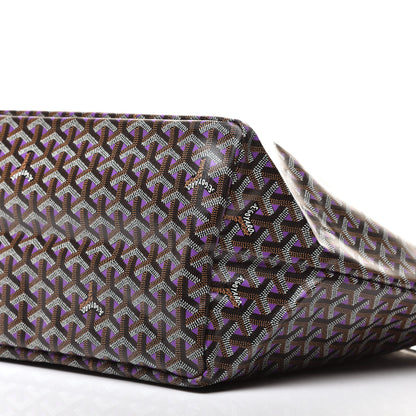 Goyard Goyardine Saint Louis Claire Voie PM Black Violet 8 of 8