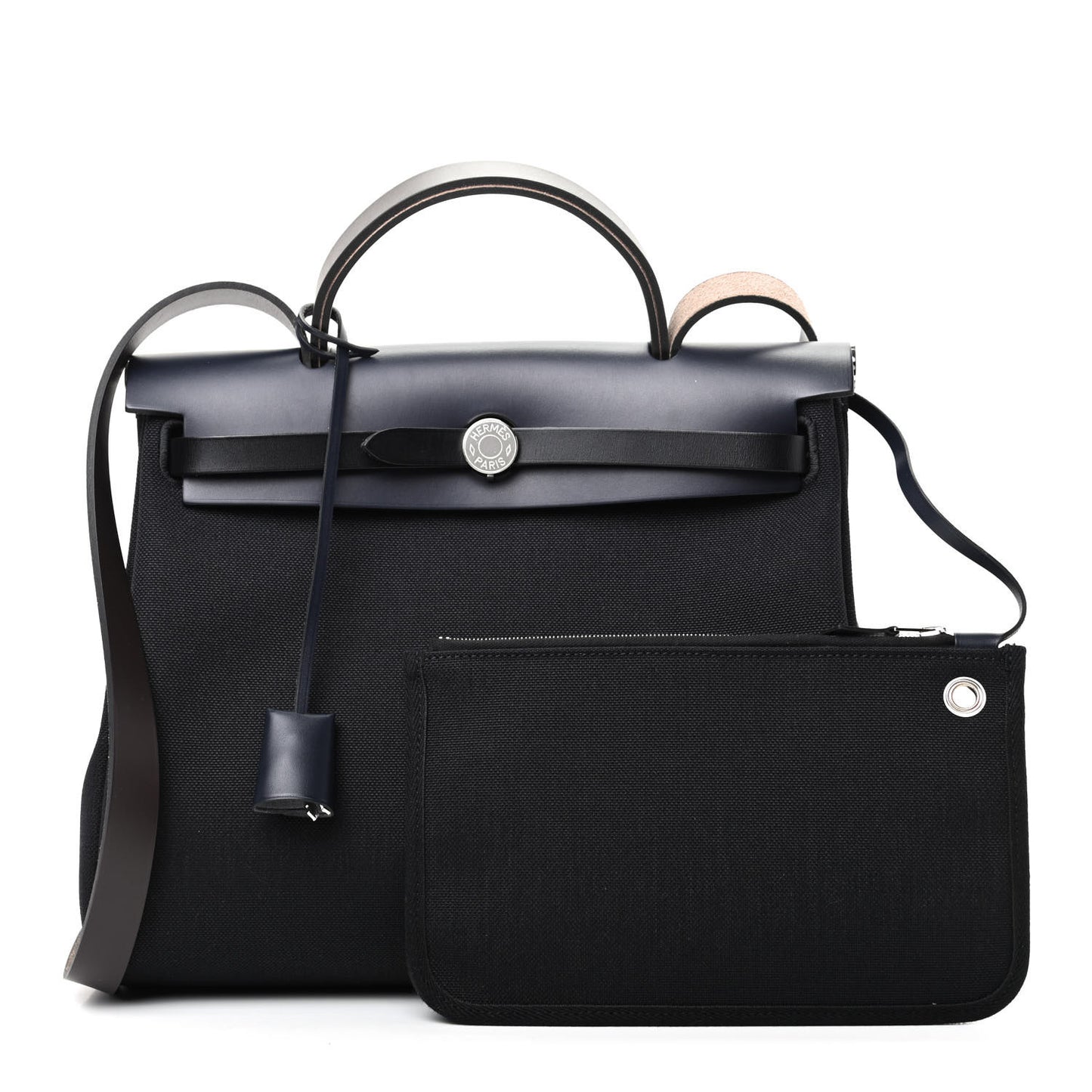 Military Toile Vache Hunter Herbag Zip Retourne 31 PM Black Bleu Indigo