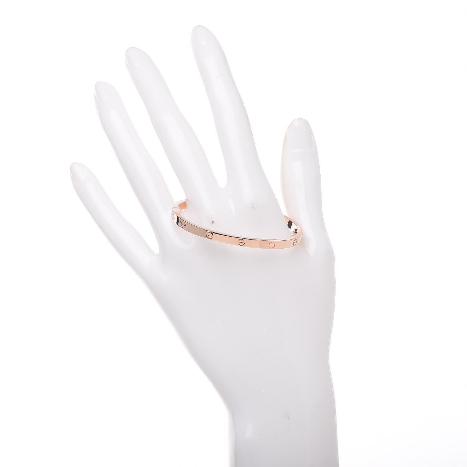 Cartier 18K Pink Gold Small LOVE Bracelet 15 2 of 6