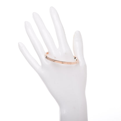 Cartier 18K Pink Gold Small LOVE Bracelet 15 2 of 6