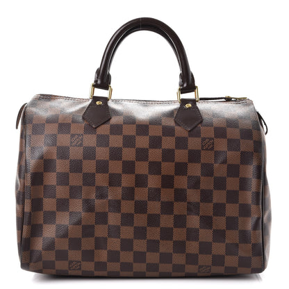 Louis Vuitton Damier Ebene Speedy 30 1 of 12