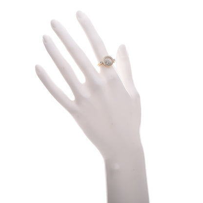 Chopard 18K Yellow Gold Happy Diamonds Circle Ring 50 5.5 2 of 8