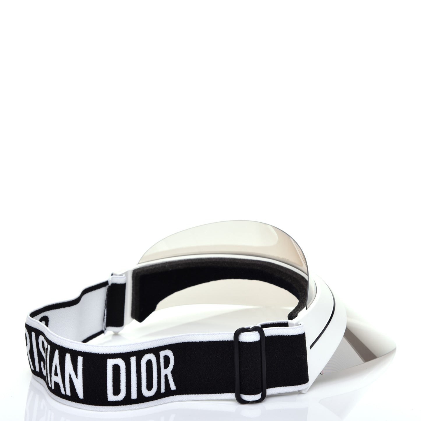 Mirrored DiorClub1 Sun Visor Silver