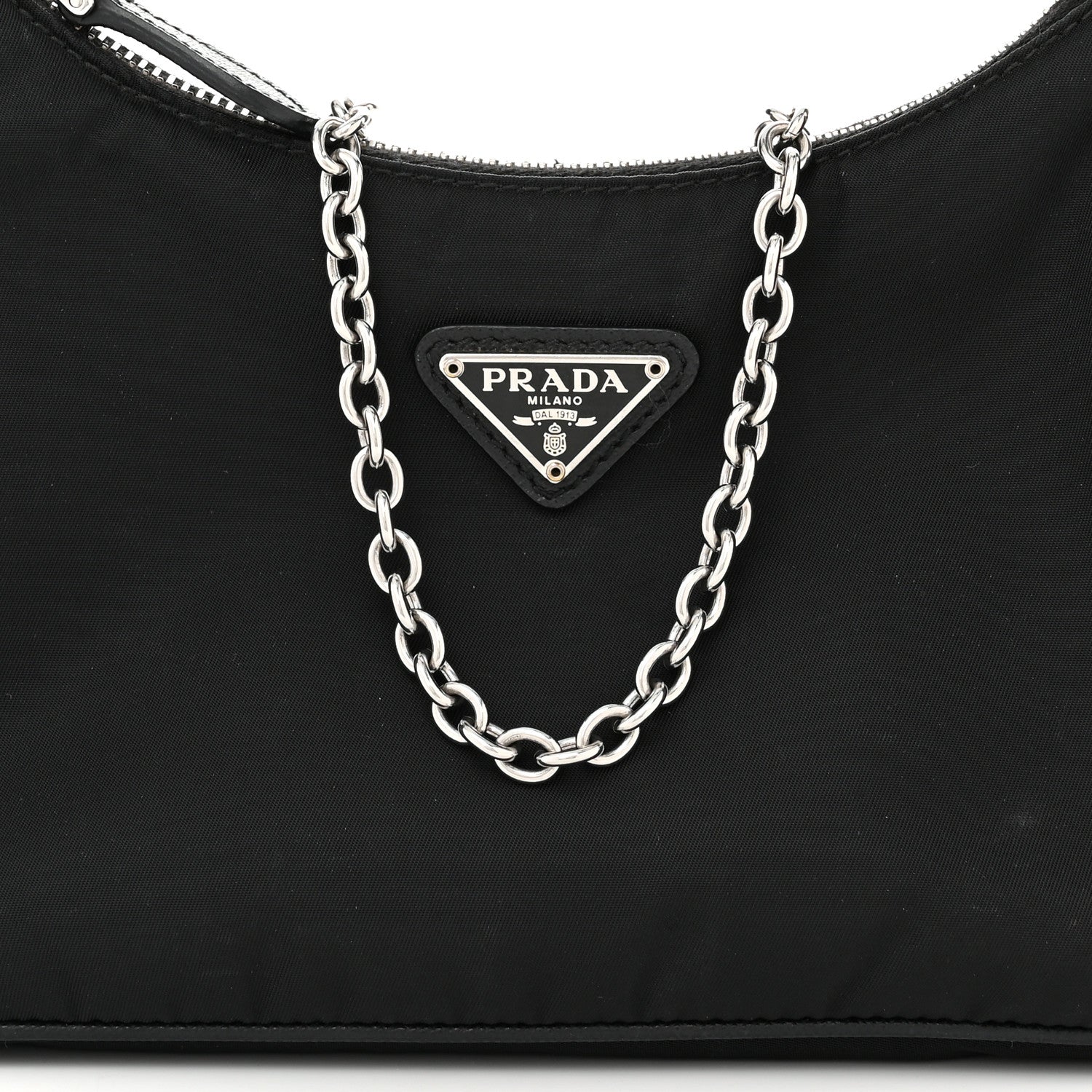 Prada Nylon Re-Edition 2005 Shoulder Bag Black 9 of 12