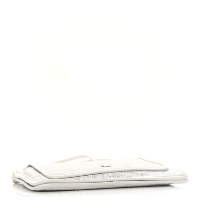 Goyard Goyardine Plumet Wallet Clutch White 4 of 9