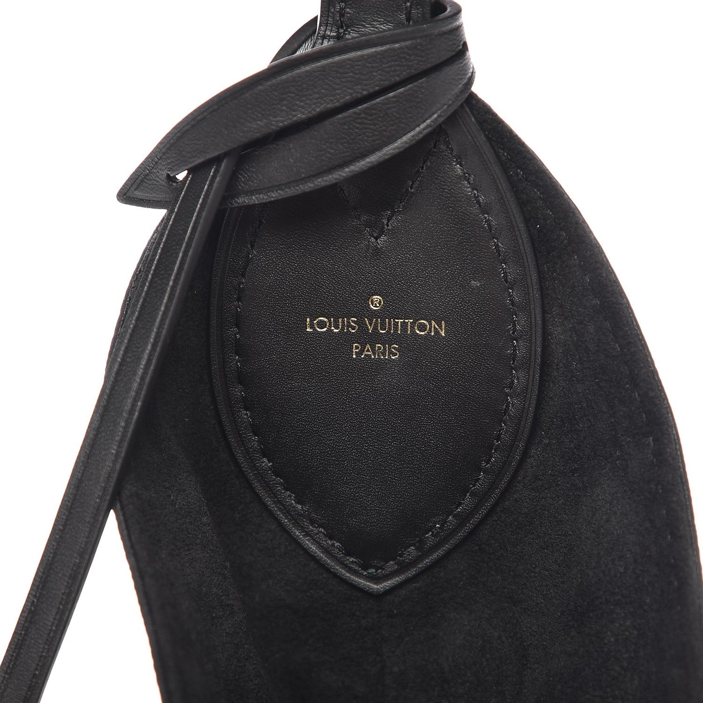 Monogram Flower Hobo Black