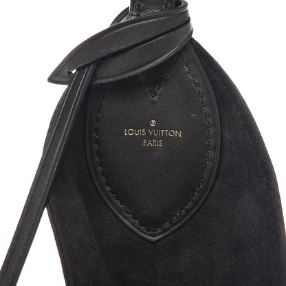 Louis Vuitton Monogram Flower Hobo Black 6 of 6