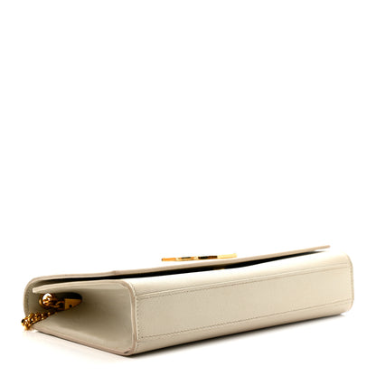 Saint Laurent Grain De Poudre Medium Classic Monogram Kate Satchel Crema Soft 4 of 14