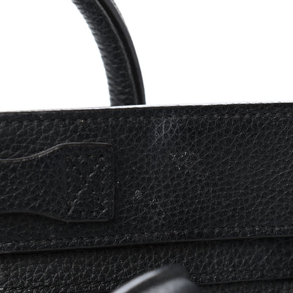 Celine Drummed Calfskin Nano Luggage Black 10 of 13