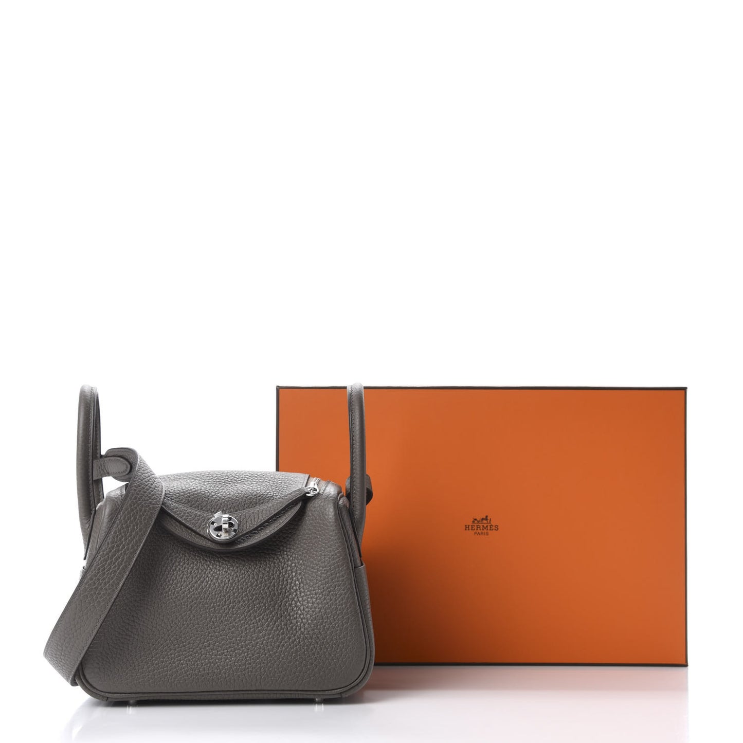 Taurillon Clemence Mini Lindy 20 Etain