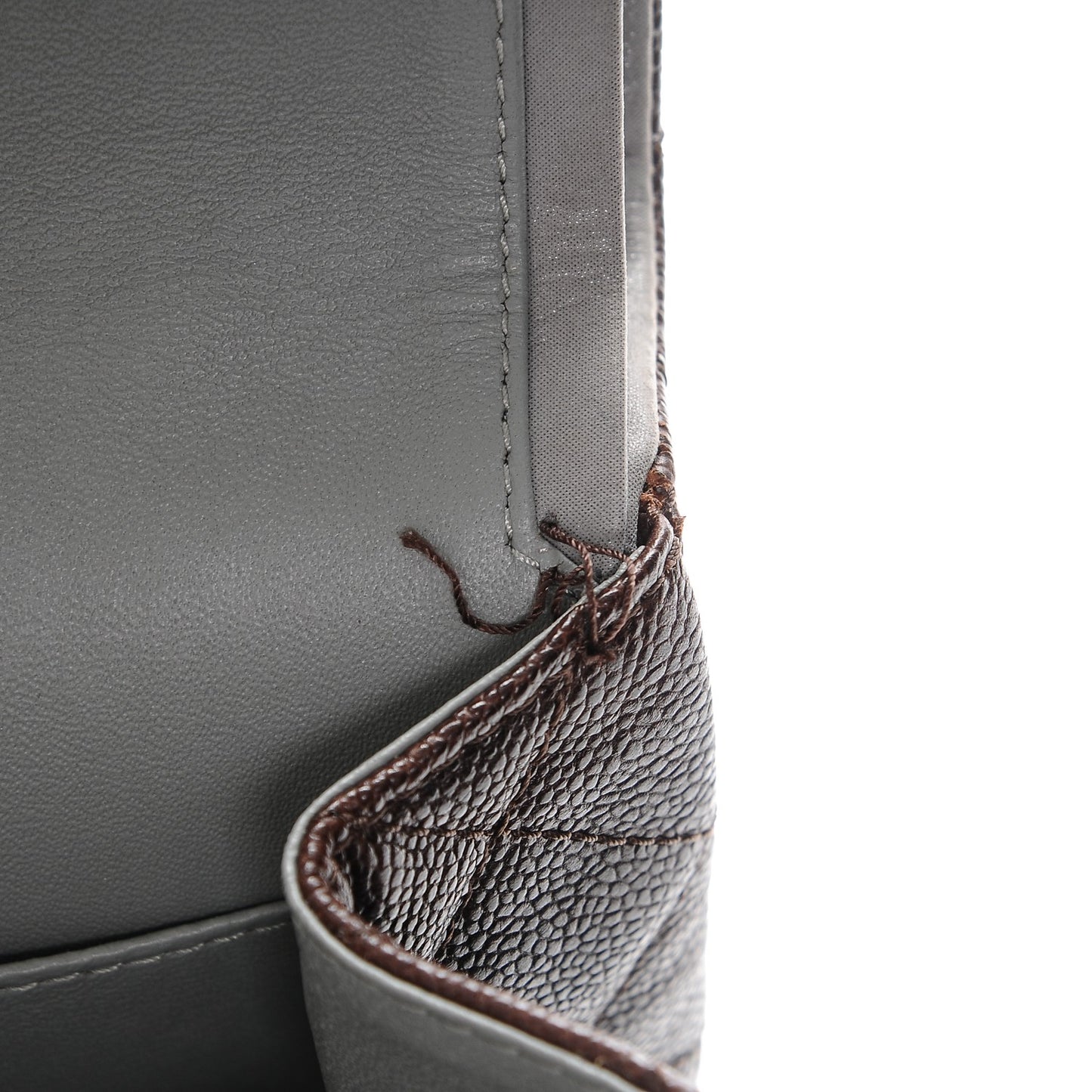Caviar Iridescent Calfskin 2.55 Reissue 227 Flap Brown Grey