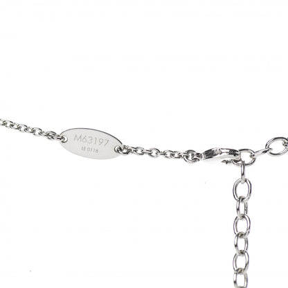 Louis Vuitton Metal Essential V Supple Necklace Silver 4 of 5