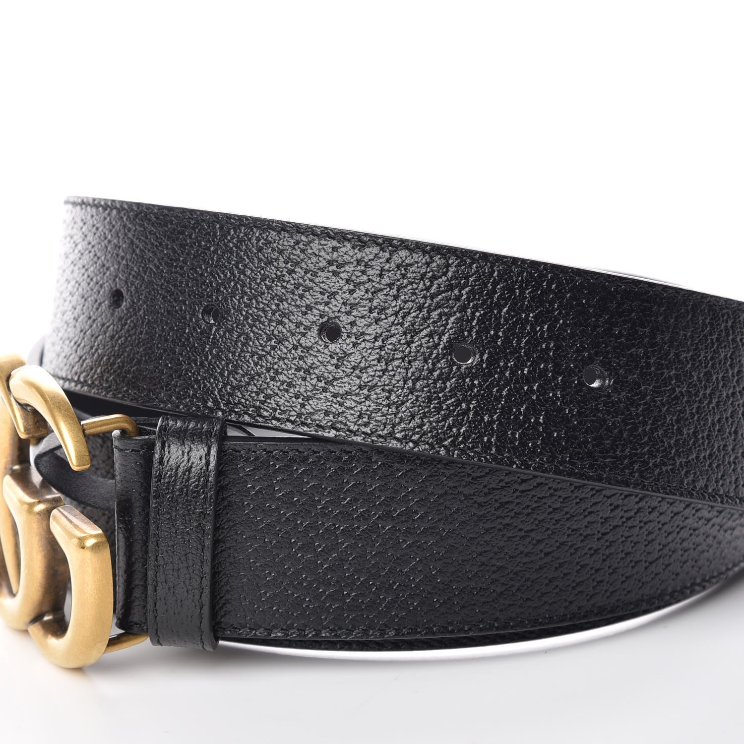 Gucci Textured Calfskin Double G 40mm Belt 105 42 Black 4 of 7