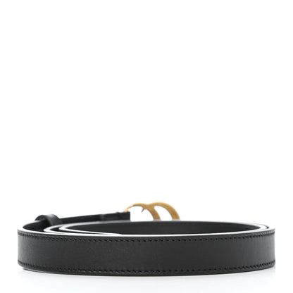Gucci Calfskin Double G 20mm Belt 85 34 Black 2 of 4
