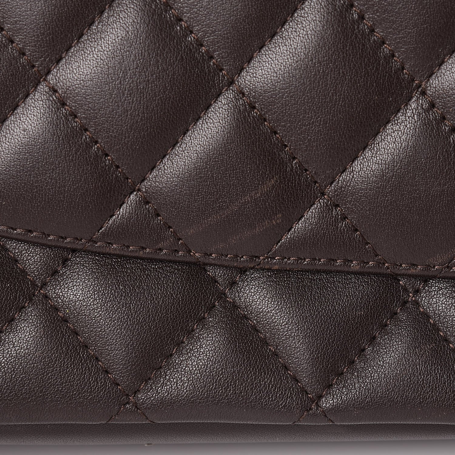 Chanel Calfskin Quilted Large Cambon Tote Brown 19 of 24