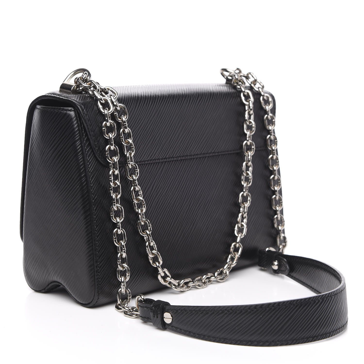 Louis Vuitton Epi Twist Shoulder Bag MM Black 3 of 11