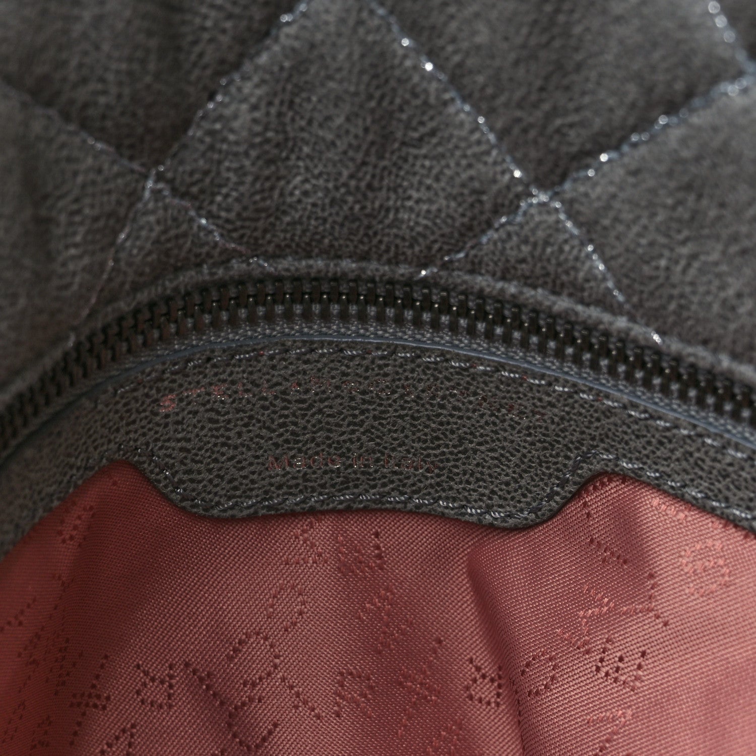 Stella McCartney Shaggy Deer Quilted Small Falabella Tote Grey 5 of 8