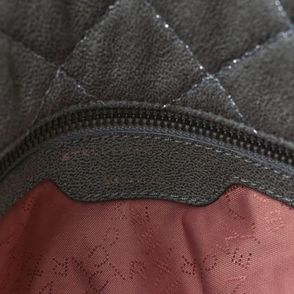 Stella McCartney Shaggy Deer Quilted Small Falabella Tote Grey 5 of 8