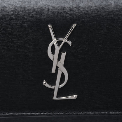 Saint Laurent Calfskin Medium Monogram Sunset Black 13 of 14