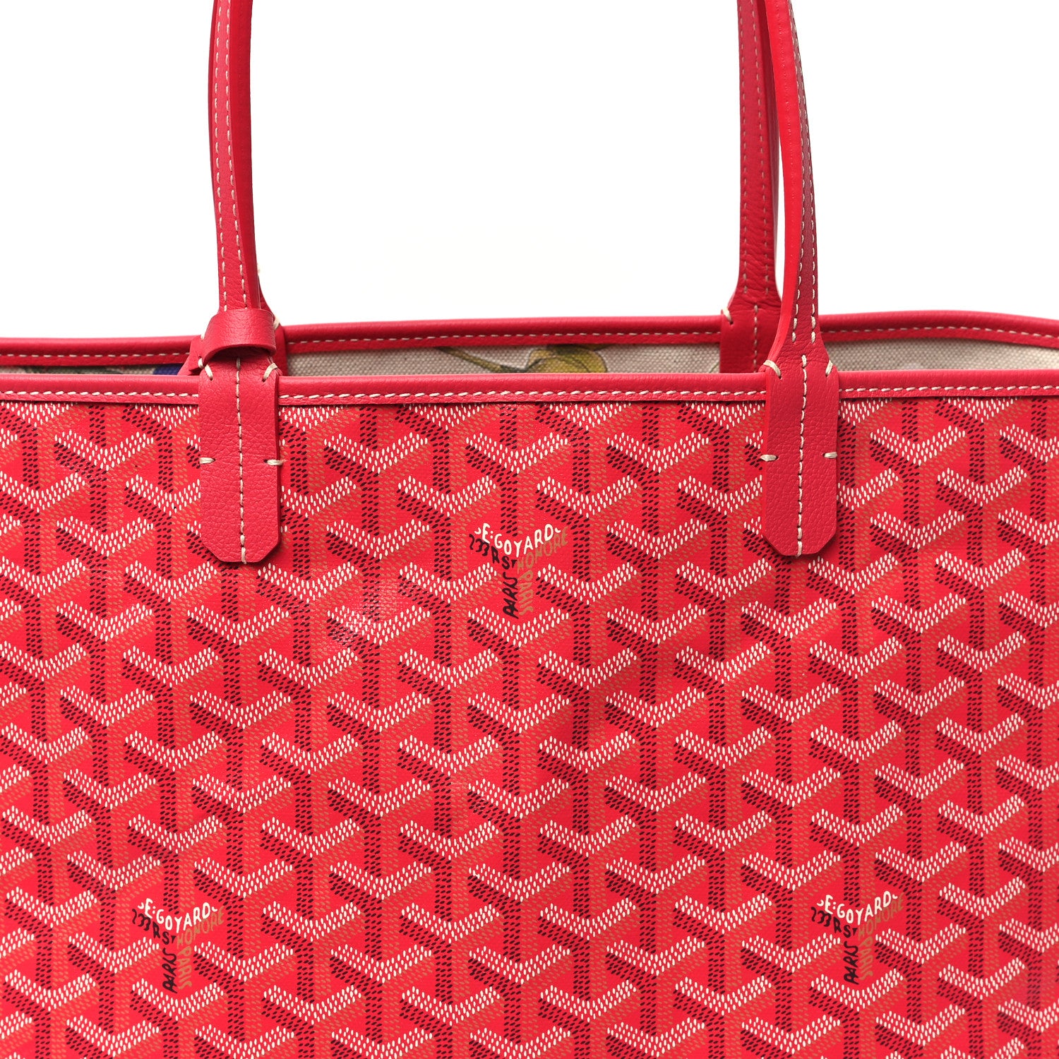 Goyard Goyardine Le Jardin Saint Louis PM Fuchsia 9 of 11