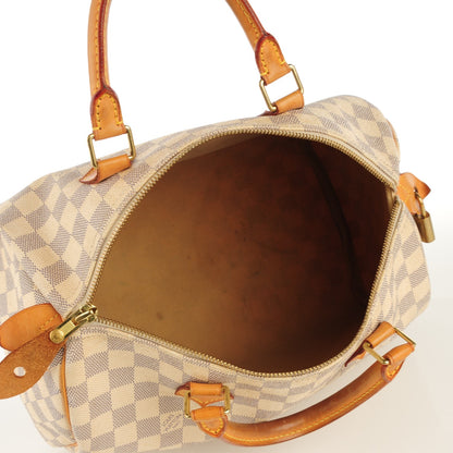 Louis Vuitton Damier Azur Speedy 30 7 of 9