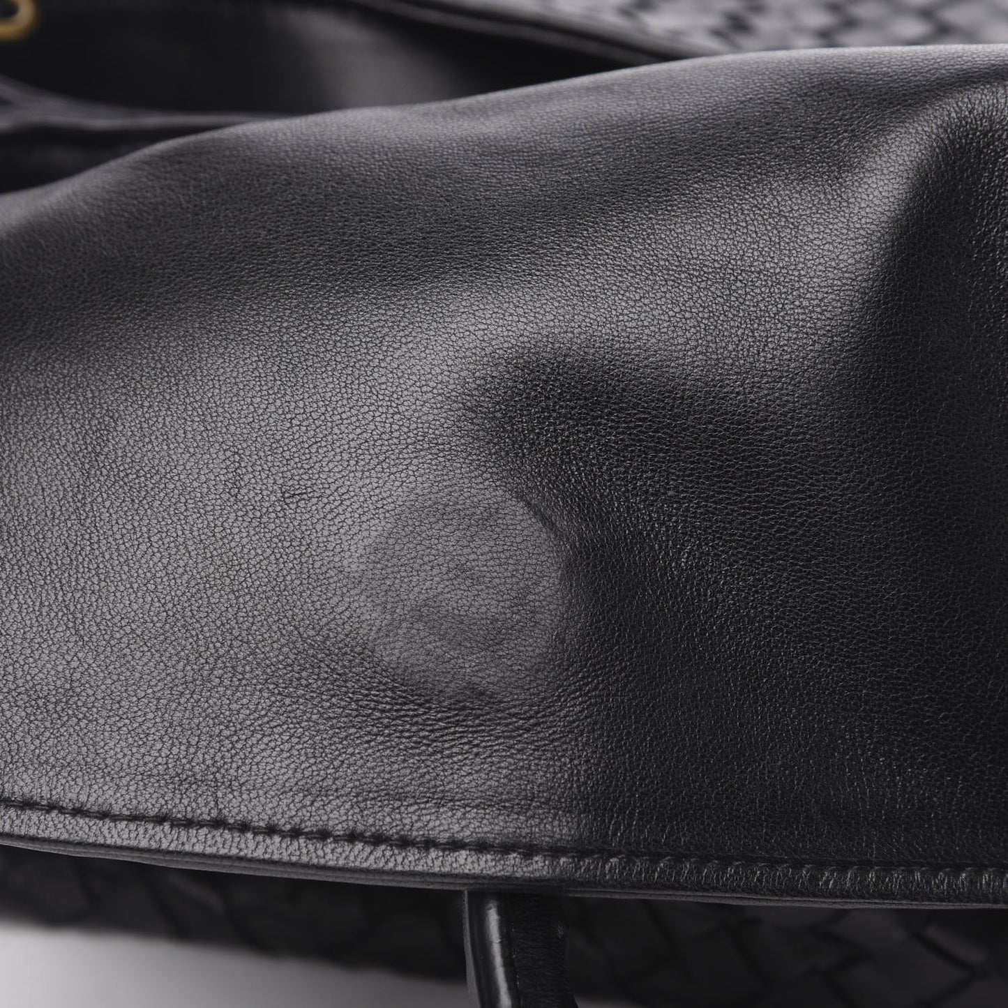 Nappa Intrecciato Convertible Duffel Black